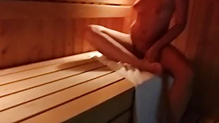 a exotic obligations me masturbating forth a sauna